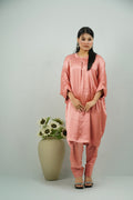 Rose Pink Satin Co-ord Set