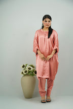 Rose Pink Satin Co-ord Set