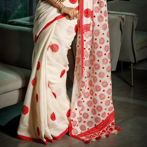 Balance Saree – Grey Harmony